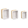 SET 3 RECTANGULAR BASKET