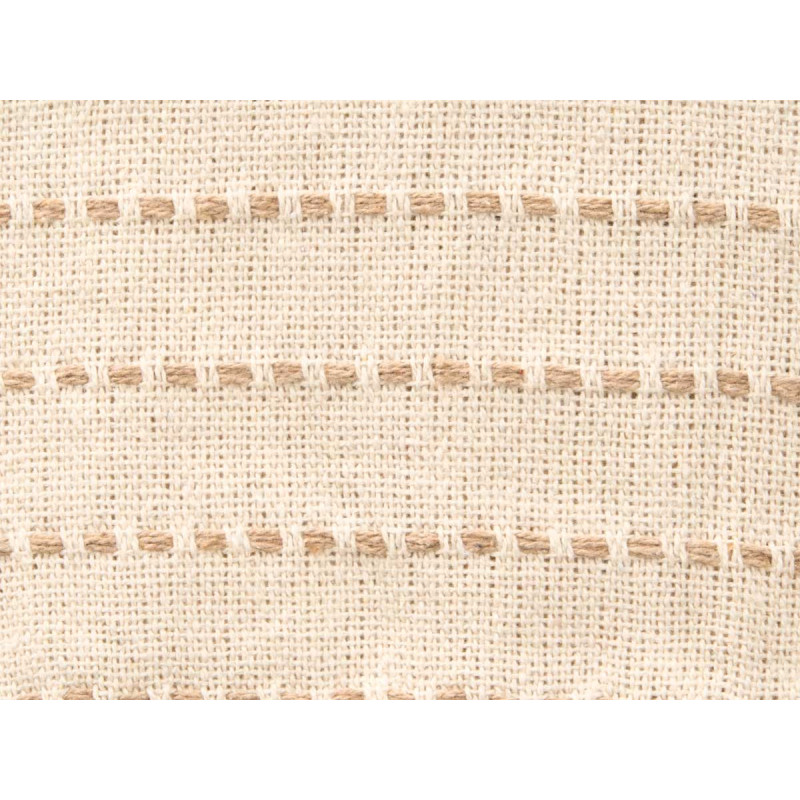 POLYVALENT RAYURES POINT CRÈME 160X240CM