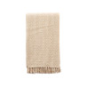 CREAM WOVEN MULTI-PURPOSE THROW 160X240CM