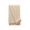 CREAM WOVEN MULTI-PURPOSE THROW 160X240CM