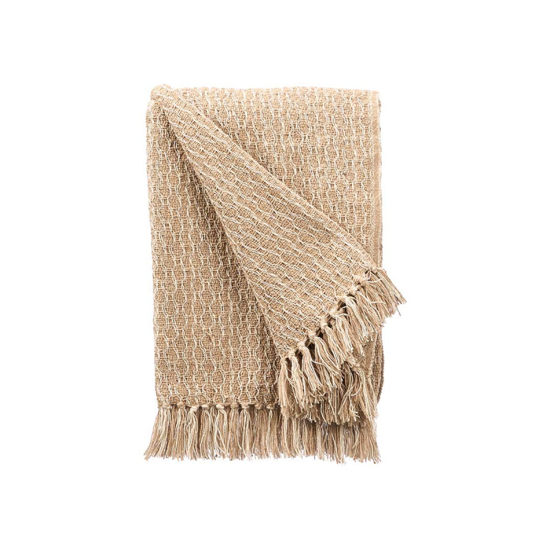 MULTIUSO INTRECCIATO BEIGE 125X150CM