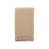BEIGE WOVEN MULTI-PURPOSE THROW 160X240CM