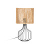 LAMPE DE TABLE BASE FORME ABAT-JOUR CORDE