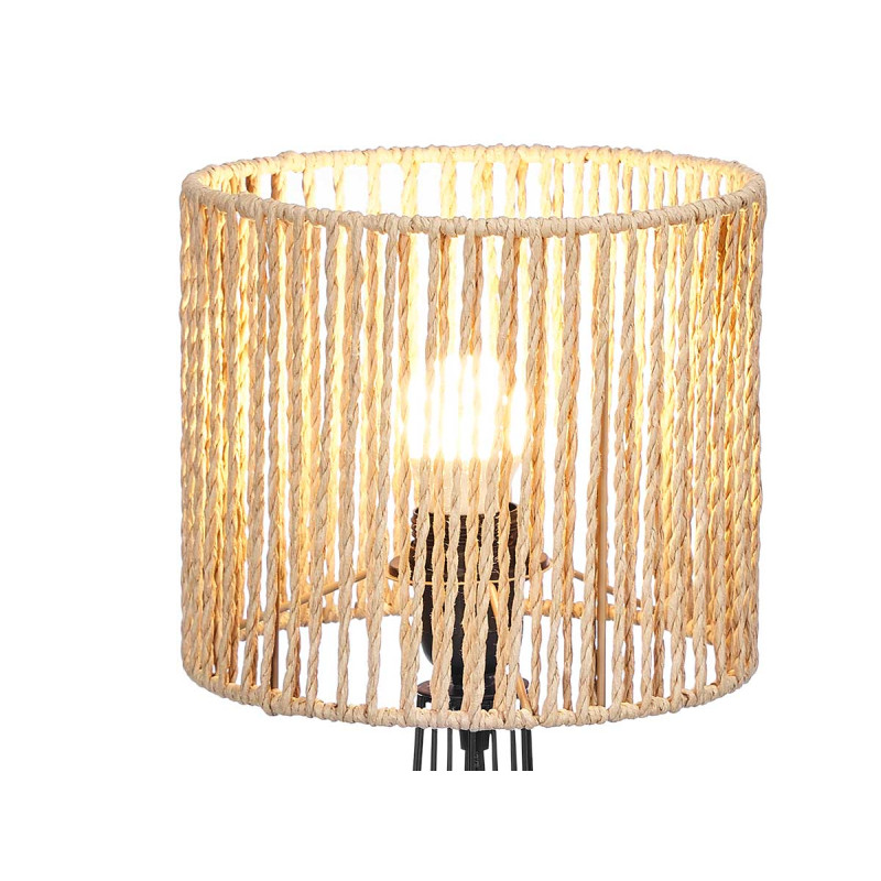 TABLE LAMP SHAPE BASE TULIP ROPE