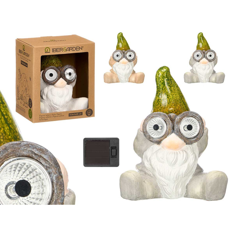 SOLAR FIGURE GNOME ASSORTED 2 COLORS 