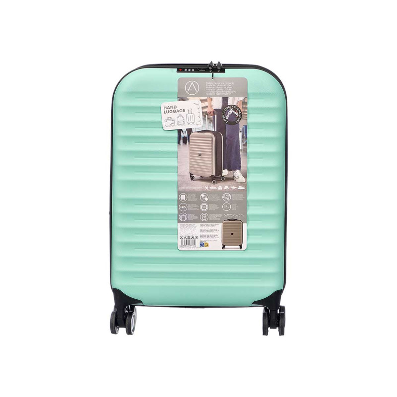VALISE PLIABLE AVEC CADENAS 37L TURQUOISE