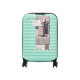 FOLDABLE SUITCASE WITH LOCK 37L TURQUOISE