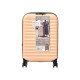 FOLDABLE SUITCASE WITH LOCK 37L BEIGE