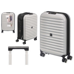 VALIGIA PIEGHEVOLE LUCCHETTO 37L ARGENTO