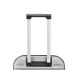MALETA PLEGABLE CANDADO 37L PLATA
