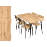 SET TABLE RECTANGULAIRE 4 CHAISES