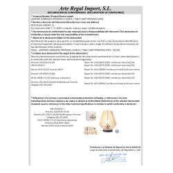 TABLE LAMP PYRAMIDAL ROPE