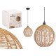 LAMPADA DA SOFFITTO SFERICA CORDA
