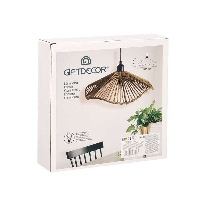 CANDEEIRO DE TETO 35CM CORDA