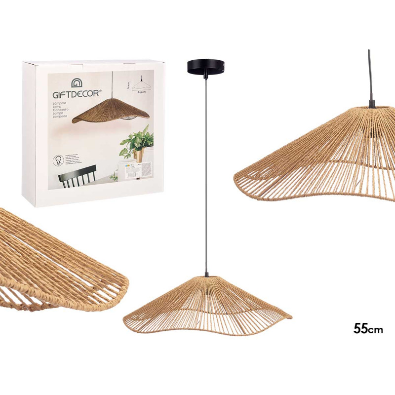 CANDEEIRO DE TETO 55CM CORDA