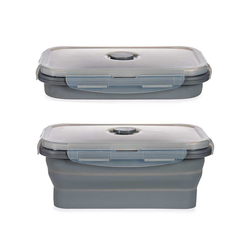 CAISSE DE CUISINE SILIC RECT 800ML ANTHRACITE 