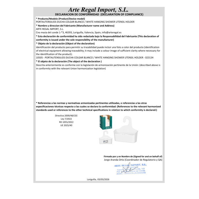 SUPORTE WC BRANCO PARA PENDURAR