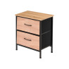 2 DRAWER CABINET WOOD EFFECT