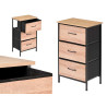 3 DRAWER CABINET WOOD EFFECT