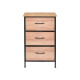 MUEBLE 3 CAJONES EFECTO MADERA