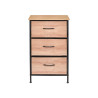 3 DRAWER CABINET WOOD EFFECT