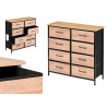 8 DRAWER CABINET WOOD EFFECT