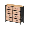 8 DRAWER CABINET WOOD EFFECT