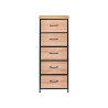 5 DRAWER CABINET WOOD EFFECT