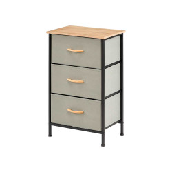 3 DRAWER CABINET GRAY