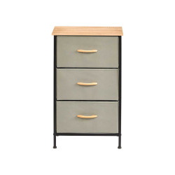 3 DRAWER CABINET GRAY