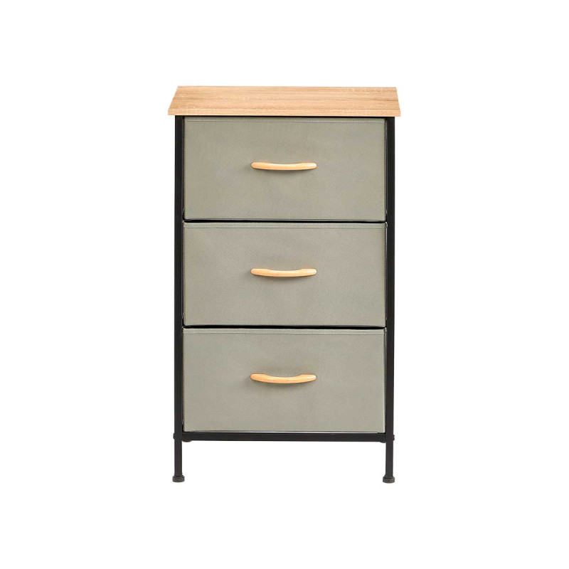 3 DRAWER CABINET GRAY