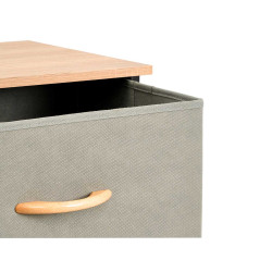 MEUBLE 3 TIROIRS GRIS