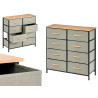 MUEBLE 8 CAJONES GRIS
