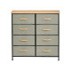 8 DRAWER CABINET GRAY