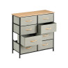 MUEBLE 8 CAJONES GRIS