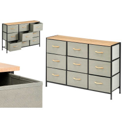 5 DRAWER CABINET GRAY
