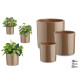 SET 3 VASI CERAMICA CILINDRO 14-17-22CM TALPA