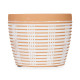 VASO TERRACOTA REDONDO RISCAS 12,5X10CM
