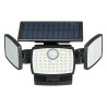 LAMPADA SOLAR LED 4 FOCOS 500 LM