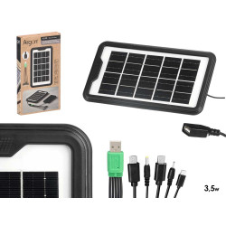 PANNEAU SOLAIRE PORTABLE 3,5W USB