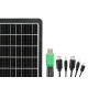 PORTABLE 8W SOLAR PANEL USB