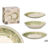 VAJILLA 12PZS PATINADA VERDE