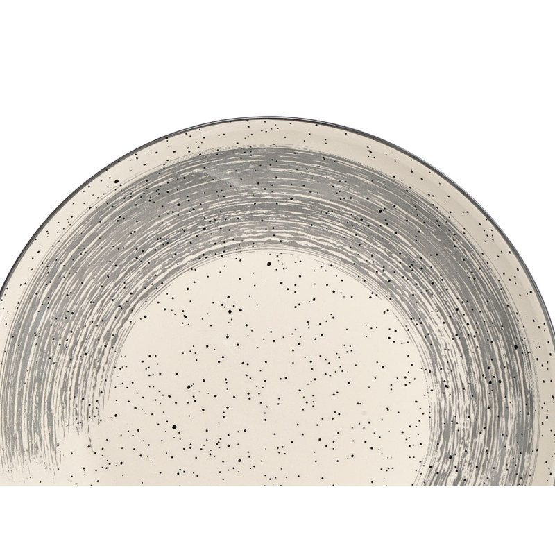 STOVIGLIE 12PZ PATINATO GRIGIO