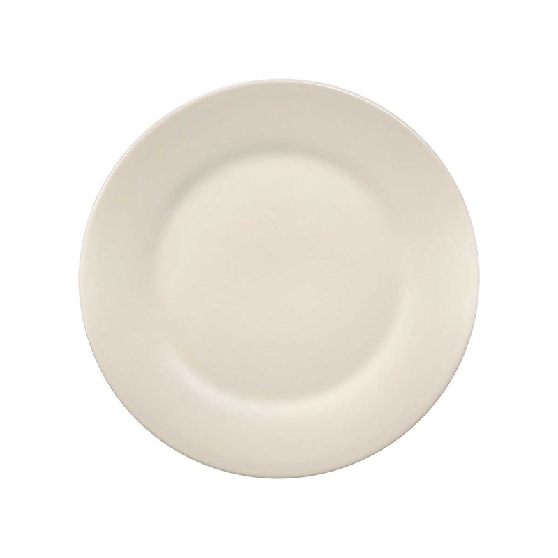 PIATTO PIANO PORCELLANA ALATO 27CM