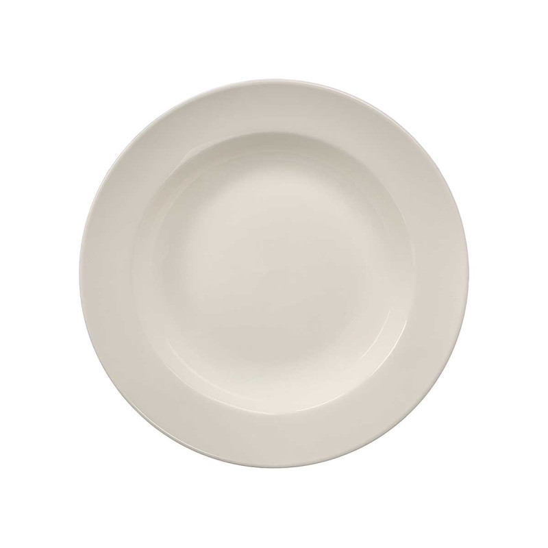 PIATTO FONDO PORCELLANA ALATO 24,5CM