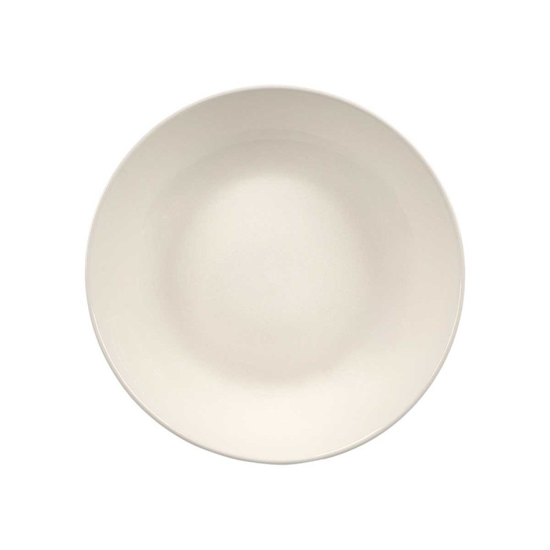 ASSIETTE CREUSE PORCELAINE LISSE 20,5CM