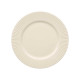 ASSIETTE PLATE PORCELAINE RELIEF RAYURES 27CM