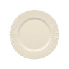 ASSIETTE PLATE PORCELAINE RELIEF RAYURES 27CM