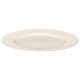 ASSIETTE PLATE PORCELAINE RELIEF RAYURES 27CM