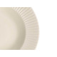 RAISED STRIPES SOUP PLATE PORCELAIN 22CM